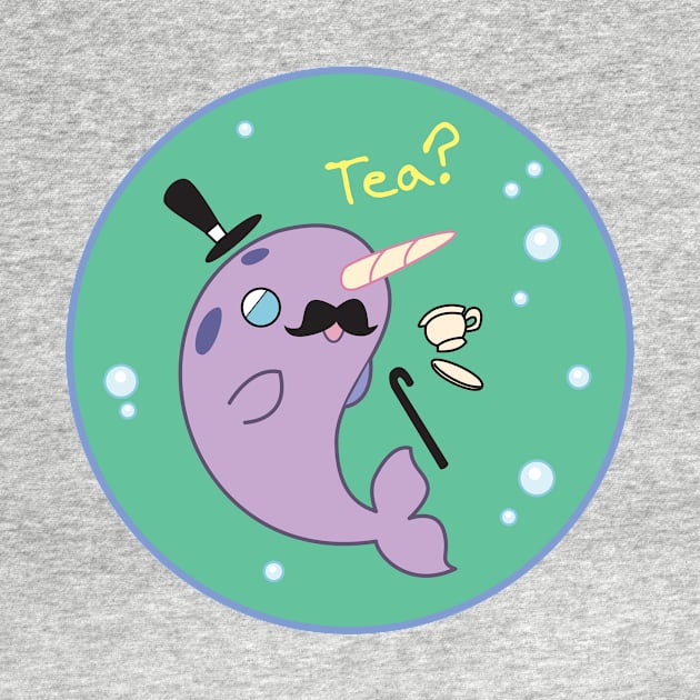 Gentleman Narwhal by Red_Bean_Art